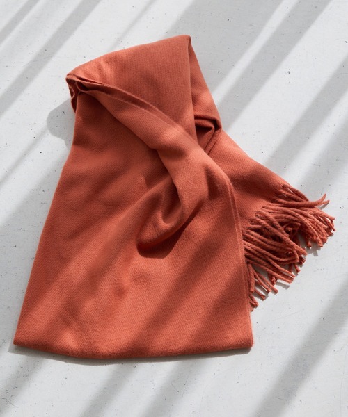 GLOBAL WORK（グローバルワーク）の「※静電軽減無地ストール/704773（ストール/ショール・レディース・オレンジ/ブラック/グレー/アイボリー/ブルー/ベージュ/ブラック系・FREE）」の7枚目の写真