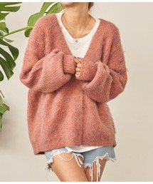 anap mimpi | 起毛オーバーサイズMIXニットカーディガン(カーディガン/ボレロ)