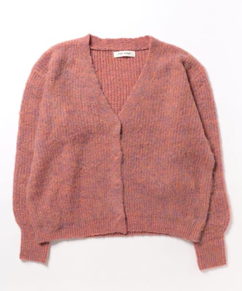 anap mimpi（アナップミンピ）の「起毛オーバーサイズMIXニットカーディガン（カーディガン/ボレロ・レディース・ブルー/ベージュ/オレンジ・FREE）」の9枚目の写真