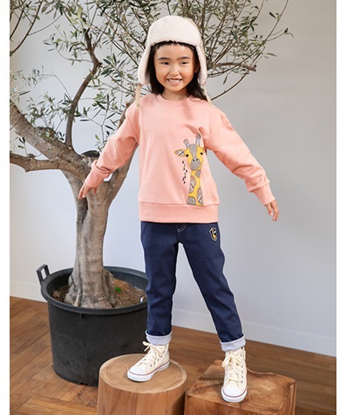 kladskap(クレードスコープ)の「キリンワッペンテーパードパンツ(その他パンツ・キッズ・ブルー/レンガ・120cm/110cm/90cm/80cm/100cm)」の21枚目の写真