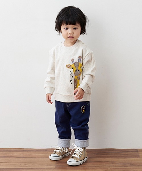 kladskap(クレードスコープ)の「キリンワッペンテーパードパンツ(その他パンツ・キッズ・ブルー/レンガ・120cm/110cm/90cm/80cm/100cm)」の5枚目の写真