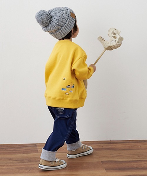 kladskap(クレードスコープ)の「キリンワッペンテーパードパンツ(その他パンツ・キッズ・ブルー/レンガ・120cm/110cm/90cm/80cm/100cm)」の6枚目の写真