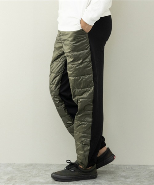 STYLEBLOCK（スタイルブロック）の「切り替え前面ダウンパンツ（その他パンツ・メンズ・ブラック/キャメル/ネイビー/チャコール/カーキ/グレー・L/M/LL）」の5枚目の写真