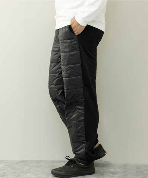 STYLEBLOCK（スタイルブロック）の「切り替え前面ダウンパンツ（その他パンツ・メンズ・ブラック/キャメル/ネイビー/チャコール/カーキ/グレー・L/M/LL）」の4枚目の写真