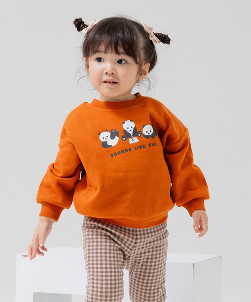 chil2（チルツー）の「裏起毛 プリントトレーナー（スウェット・キッズ・E/H/G/A/F/J/C/B/I/D・80ｃｍ/110cm/120cm/90cm/140cm/100cm/130cm）」の3枚目の写真