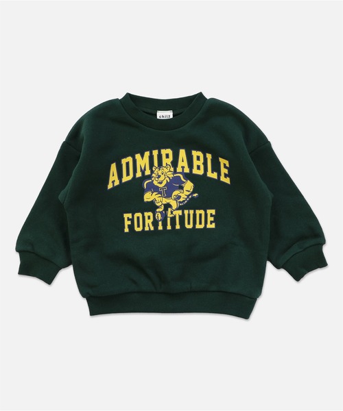 chil2（チルツー）の「裏起毛 プリントトレーナー（スウェット・キッズ・E/H/G/A/F/J/C/B/I/D・80ｃｍ/110cm/120cm/90cm/140cm/100cm/130cm）」の5枚目の写真