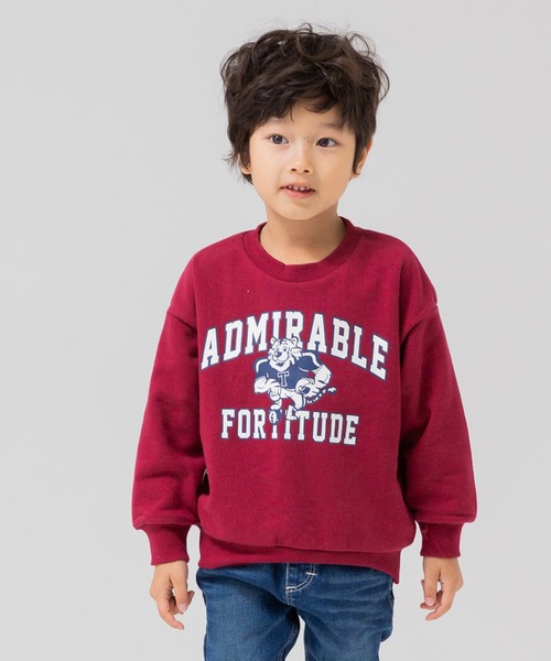 chil2（チルツー）の「裏起毛 プリントトレーナー（スウェット・キッズ・E/H/G/A/F/J/C/B/I/D・80ｃｍ/110cm/120cm/90cm/140cm/100cm/130cm）」の6枚目の写真