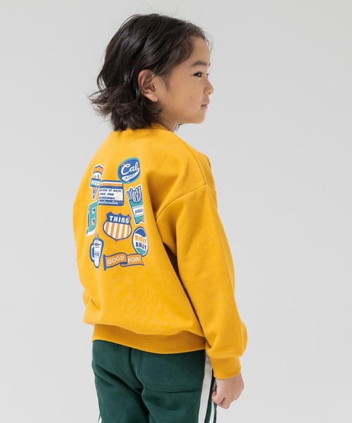 chil2（チルツー）の「裏起毛 プリントトレーナー（スウェット・キッズ・E/H/G/A/F/J/C/B/I/D・80ｃｍ/110cm/120cm/90cm/140cm/100cm/130cm）」の7枚目の写真