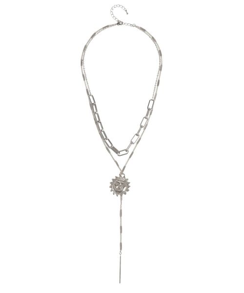 EVRIS（エヴリス）の「SUNNY MOTIF LONG CHAINネックレス（ネックレス・レディース・ゴールド/シルバー・FREE）」の9枚目の写真