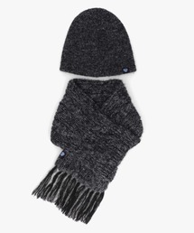 OVERRIDE | KIDS EARTH FUND REC BEANIE&MUFFLER SG/ビーニー&マフラー(ニットキャップ/ビーニー)