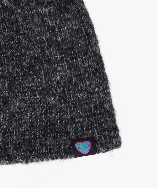 OVERRIDE（オーバーライド）の「KIDS EARTH FUND REC BEANIE&MUFFLER SG/ビーニー&マフラー / オーバーライド（ニットキャップ/ビーニー・レディース・ライトベージュ/ピンク/ダークグレー・57~59cm）」の8枚目の写真