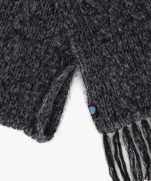 OVERRIDE（オーバーライド）の「KIDS EARTH FUND REC BEANIE&MUFFLER SG/ビーニー&マフラー / オーバーライド（ニットキャップ/ビーニー・レディース・ライトベージュ/ピンク/ダークグレー・57~59cm）」の10枚目の写真