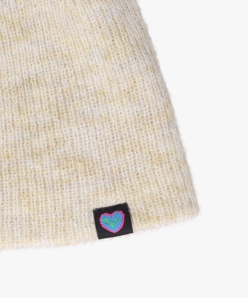 OVERRIDE（オーバーライド）の「KIDS EARTH FUND REC BEANIE&MUFFLER SG/ビーニー&マフラー / オーバーライド（ニットキャップ/ビーニー・レディース・ライトベージュ/ピンク/ダークグレー・57~59cm）」の13枚目の写真