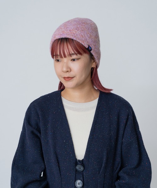 OVERRIDE（オーバーライド）の「KIDS EARTH FUND REC BEANIE&MUFFLER SG/ビーニー&マフラー / オーバーライド（ニットキャップ/ビーニー・レディース・ライトベージュ/ピンク/ダークグレー・57~59cm）」の18枚目の写真