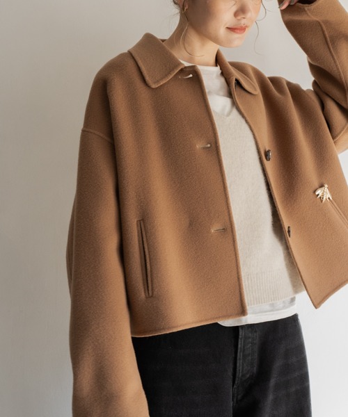 BABYLONE（バビロン）の「ショートリバーコート（ステンカラーコート