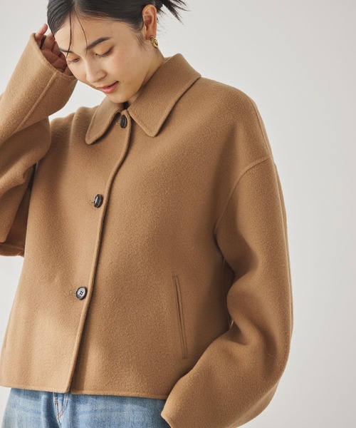 BABYLONE（バビロン）の「ショートリバーコート（ステンカラーコート