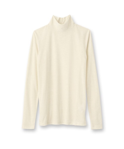 GALLEST（ギャレスト）の「ハイネックリブTシャツ（Tシャツ/カットソー・レディース・グレー系4/ブラック/アイボリー/ピンク系・38）」の5枚目の写真