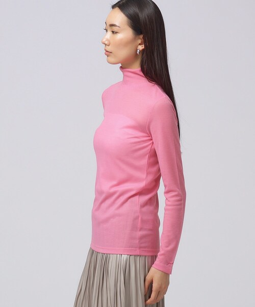 GALLEST（ギャレスト）の「ハイネックリブTシャツ（Tシャツ/カットソー・レディース・グレー系4/ブラック/アイボリー/ピンク系・38）」の11枚目の写真