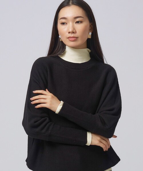 GALLEST（ギャレスト）の「ハイネックリブTシャツ（Tシャツ/カットソー・レディース・グレー系4/ブラック/アイボリー/ピンク系・38）」の16枚目の写真