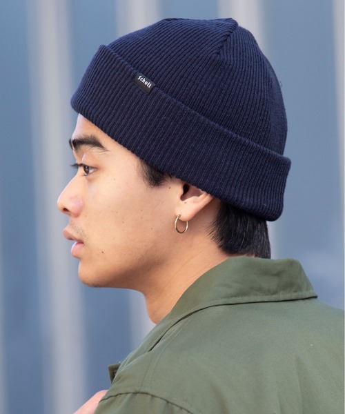 schott（ショット）の「【SCHOTT】ベーシックニットワッチ SC036（ニットキャップ/ビーニー・メンズ・ブラック/ブラウン/ネイビー/オレンジ・FREE）」の11枚目の写真