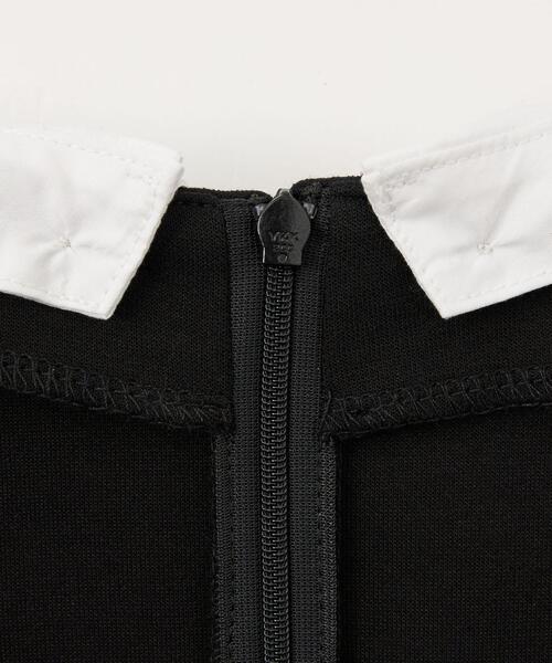 green label relaxing(グリーンレーベルリラクシング)の「TJ ポンチ×チェックタフタ 襟付きワンピース 140cm-160cm(ワンピース・キッズ・ネイビー/ブラック・140cm/160cm/150cm)」の9枚目の写真