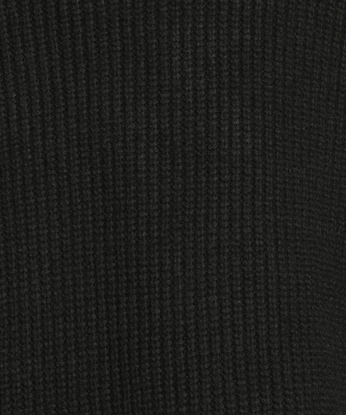 HARE（ハレ）の「シルキータッチアゼニットハーフZIP(HARE)（ニット/セーター・メンズ・パープル/ブラック/グレー・FREE）」の17枚目の写真