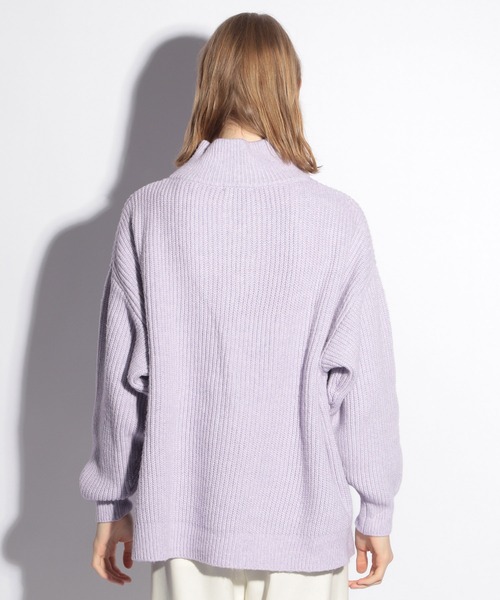 HARE（ハレ）の「シルキータッチアゼニットハーフZIP(HARE)（ニット