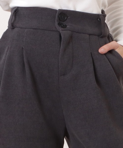 DAYRA(デイラ)の「裏起毛ハイウエストダブルボタンタックワイドパンツ(その他パンツ・レディース・ブラック/グレー/アイボリー・R/N/J/P/H/E/F/I/O)」の19枚目の写真