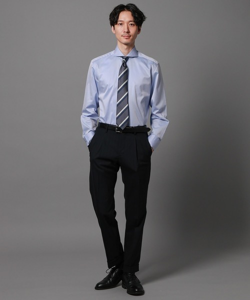 GLOBAL WORK(グローバルワーク)の「ワイドカラーシャツ/Salon de GW/986297(シャツ/ブラウス・メンズ・スカイブルー/その他1・SMALL/LARGE/X-LARGE/MEDIUM)」の6枚目の写真