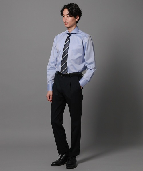 GLOBAL WORK(グローバルワーク)の「ワイドカラーシャツ/Salon de GW/986297(シャツ/ブラウス・メンズ・スカイブルー/その他1・SMALL/LARGE/X-LARGE/MEDIUM)」の7枚目の写真