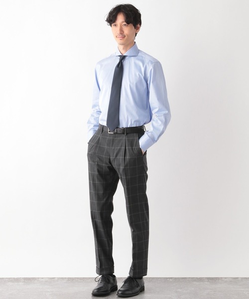 GLOBAL WORK(グローバルワーク)の「ワイドカラーシャツ/Salon de GW/986297(シャツ/ブラウス・メンズ・スカイブルー/その他1・SMALL/LARGE/X-LARGE/MEDIUM)」の16枚目の写真