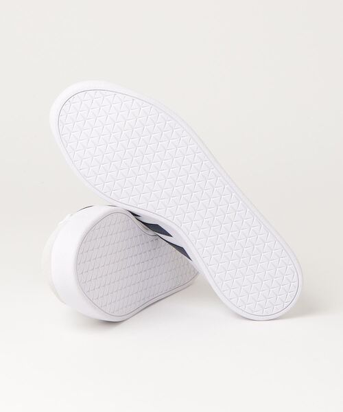 adidas(アディダス)の「アディダス adidas VL コート ベース(スニーカー・メンズ・ホワイト×ブラック・25.5cm/26.5cm/27.0cm/27.5cm/28.0cm/26.0cm/25.0cm)」の3枚目の写真