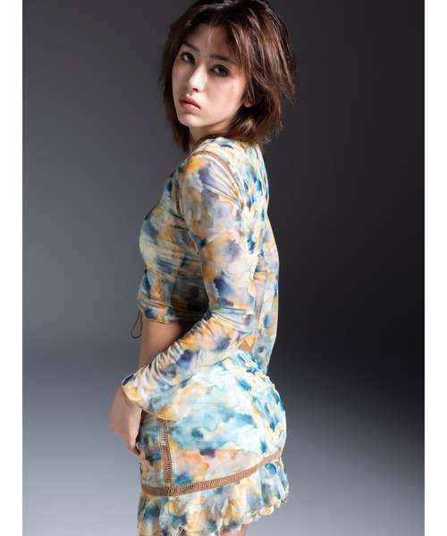 DURAS(デュラス)の「Original pattern top(シャツ/ブラウス・レディース・ピンク/ブルー・FREE)」の8枚目の写真