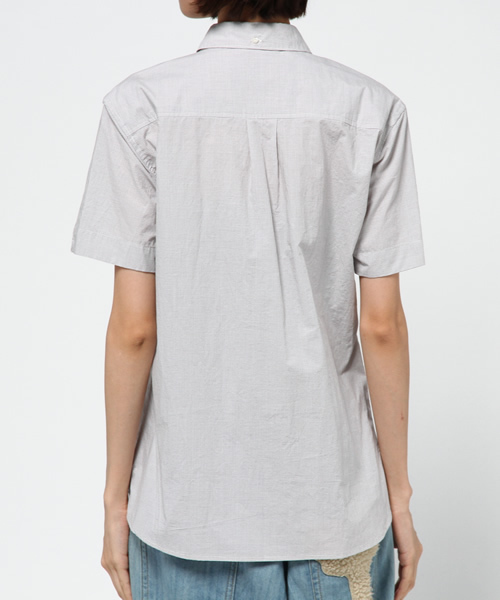 Ne-net（ネネット）の「(O)スワトウチェック（シャツ/ブラウス・レディース・ブルー/グレー・02/03）」の5枚目の写真