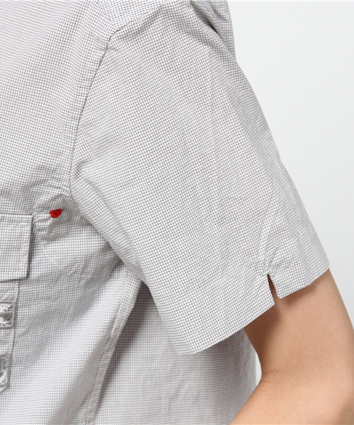 Ne-net（ネネット）の「(O)スワトウチェック（シャツ/ブラウス・レディース・ブルー/グレー・02/03）」の7枚目の写真