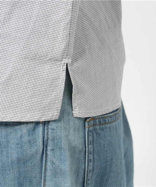 Ne-net（ネネット）の「(O)スワトウチェック（シャツ/ブラウス・レディース・ブルー/グレー・02/03）」の10枚目の写真