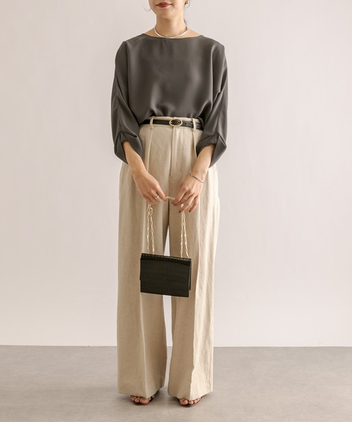 RIVE DROITE（リヴドロワ）の「型押し2WAYボディバッグ（ショルダーバッグ・レディース・ブラック・FREE）」の19枚目の写真