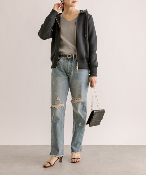 RIVE DROITE（リヴドロワ）の「型押し2WAYボディバッグ（ショルダーバッグ・レディース・ブラック・FREE）」の18枚目の写真