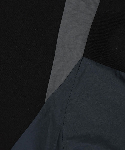 NICOLE CLUB(ニコル クラブ)の「異素材配色ハーフZIPプルオーバー/ポンチ(Tシャツ/カットソー・レディース・ブラック/オフホワイト/トップグレー・FREE)」の17枚目の写真