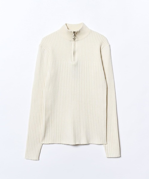 REDYAZEL（レディアゼル）の「ジップアップニット（ニット/セーター・レディース・ブラック/オフホワイト/レッド/グリーン・FREE）」の17枚目の写真