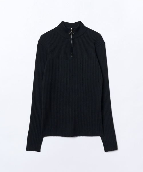 REDYAZEL（レディアゼル）の「ジップアップニット（ニット/セーター・レディース・ブラック/オフホワイト/レッド/グリーン・FREE）」の18枚目の写真