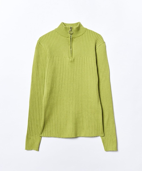 REDYAZEL（レディアゼル）の「ジップアップニット（ニット/セーター・レディース・ブラック/オフホワイト/レッド/グリーン・FREE）」の20枚目の写真