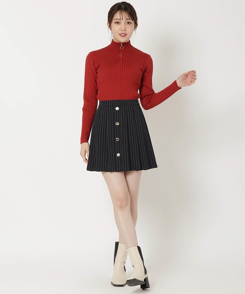 セール】ジップアップニット（ニット/セーター）｜REDYAZEL