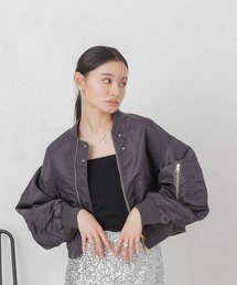 ナイロンツイルMA-1ブルゾン