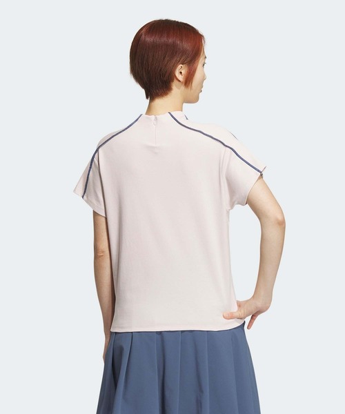 アディダスゴルフ モックネックシャツ 黒 M 半袖 スカート 新品