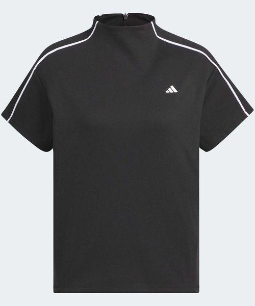 ♥️新品⭐adidas GOLF モックシャツ＆スカート 上下セット M♥️ セール】UVケア付き ジャカード モックネック 長袖シャツ