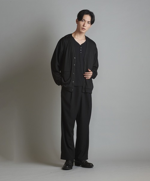 【セール】テレコV/N-CD(カーディガン)（カーディガン/ボレロ）｜NO ID.（ノーアイディ）