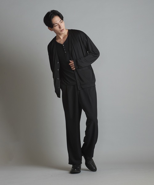 【セール】テレコV/N-CD(カーディガン)（カーディガン/ボレロ）｜NO ID.（ノーアイディ）