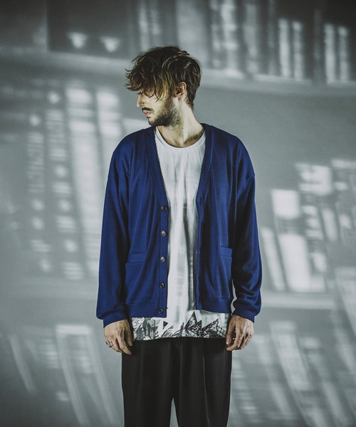 【セール】テレコV/N-CD(カーディガン)（カーディガン/ボレロ）｜NO ID.（ノーアイディ）