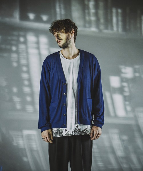 【セール】テレコV/N-CD(カーディガン)（カーディガン/ボレロ）｜NO ID.（ノーアイディ）